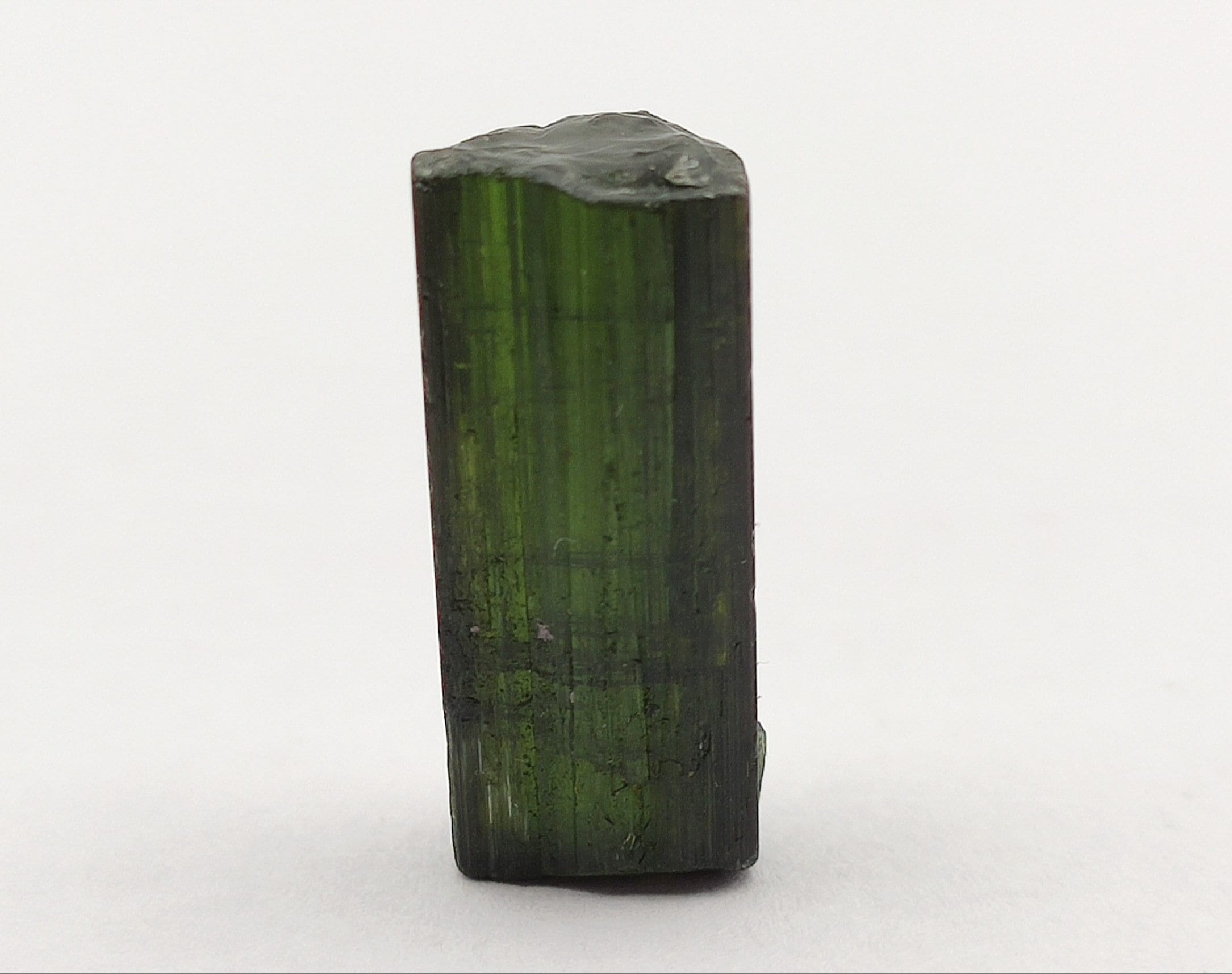 AAA Green Tourmaline Rough Crystal Sticks: Long Pencil Gemstone for Jewelry Making