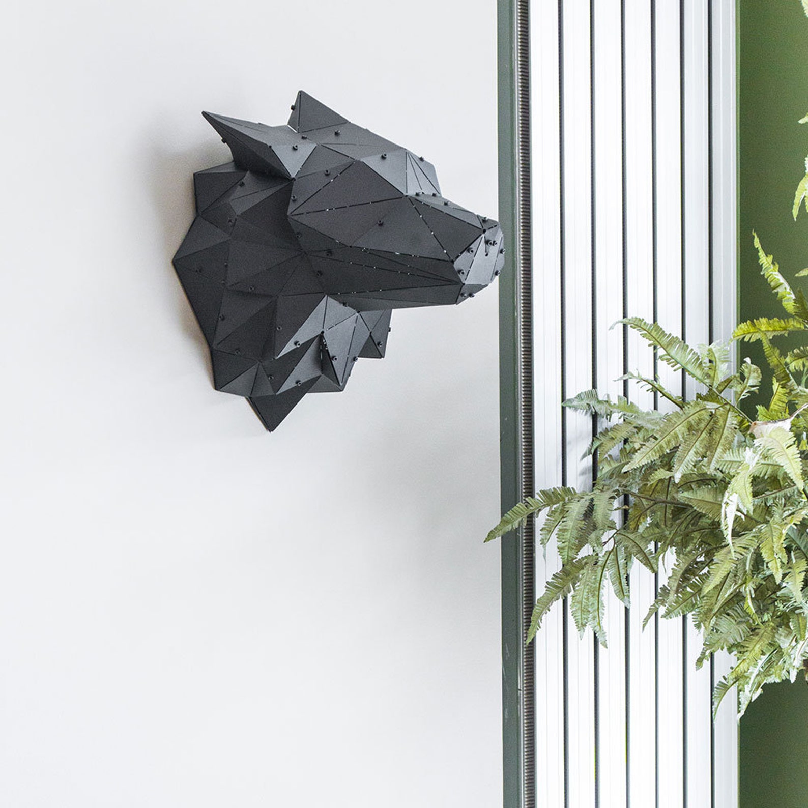 Wolf Metal Wolf Head Wall Decor Art Etsy