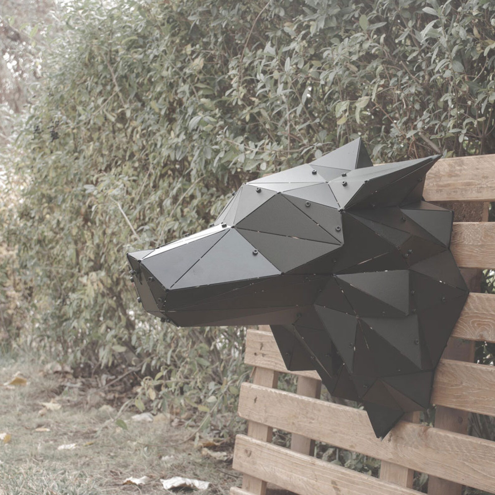 Wolf Metal Wolf Head Wall Decor Art Etsy