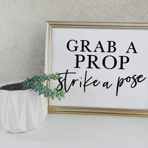 Downloadable Photo Booth Wedding Sign