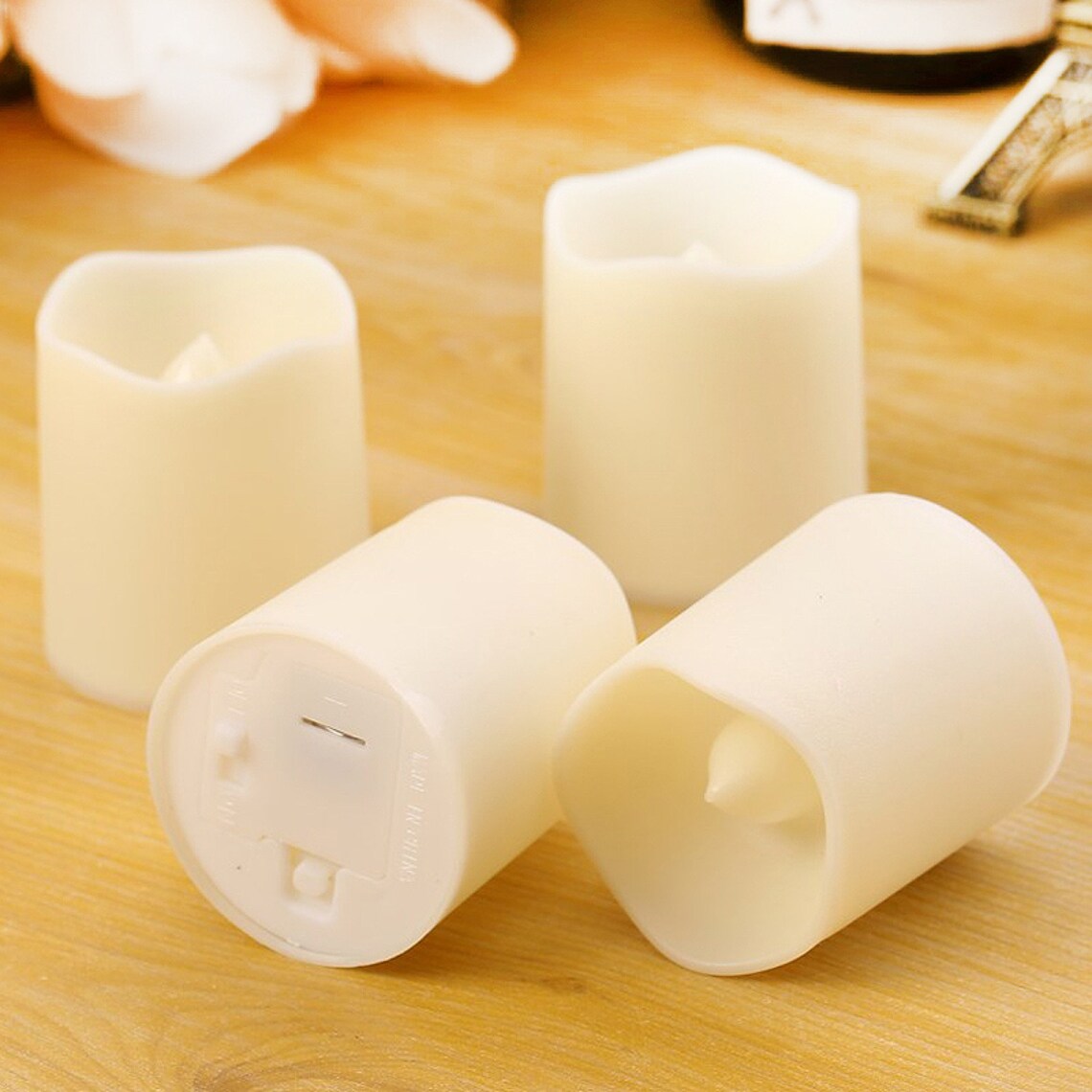 12 pcs Small LED Candle Battery Etsy