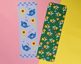 Cute Illustrated Matte Bookmarks