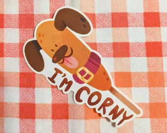I'm Corny! Matte Sticker