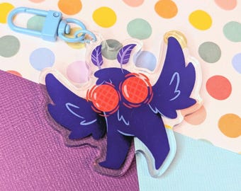 Mothman 2.5 inch Acrylic Keychain