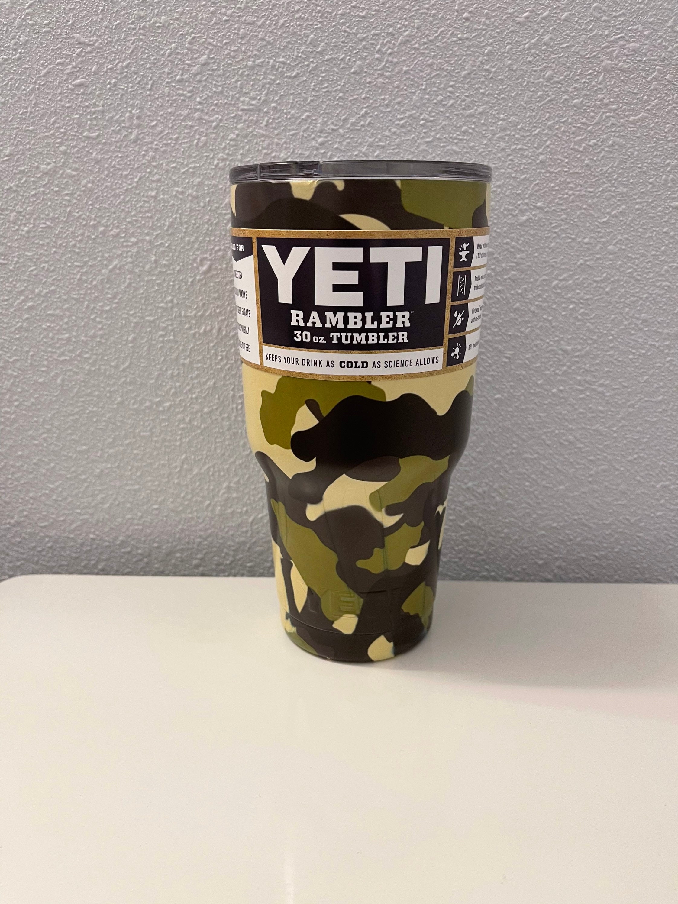 Yeti 30oz Army camo Tumbler w/ Magslider Lid Etsy