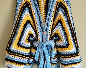 HÄKELANLEITUNG PDF, The Textured Hexi, pdf-Datei, Häkelanleitung, Häkelanleitung, Häkeljacke, Häkelpullover, Häkeljacke, PDF-Datei,