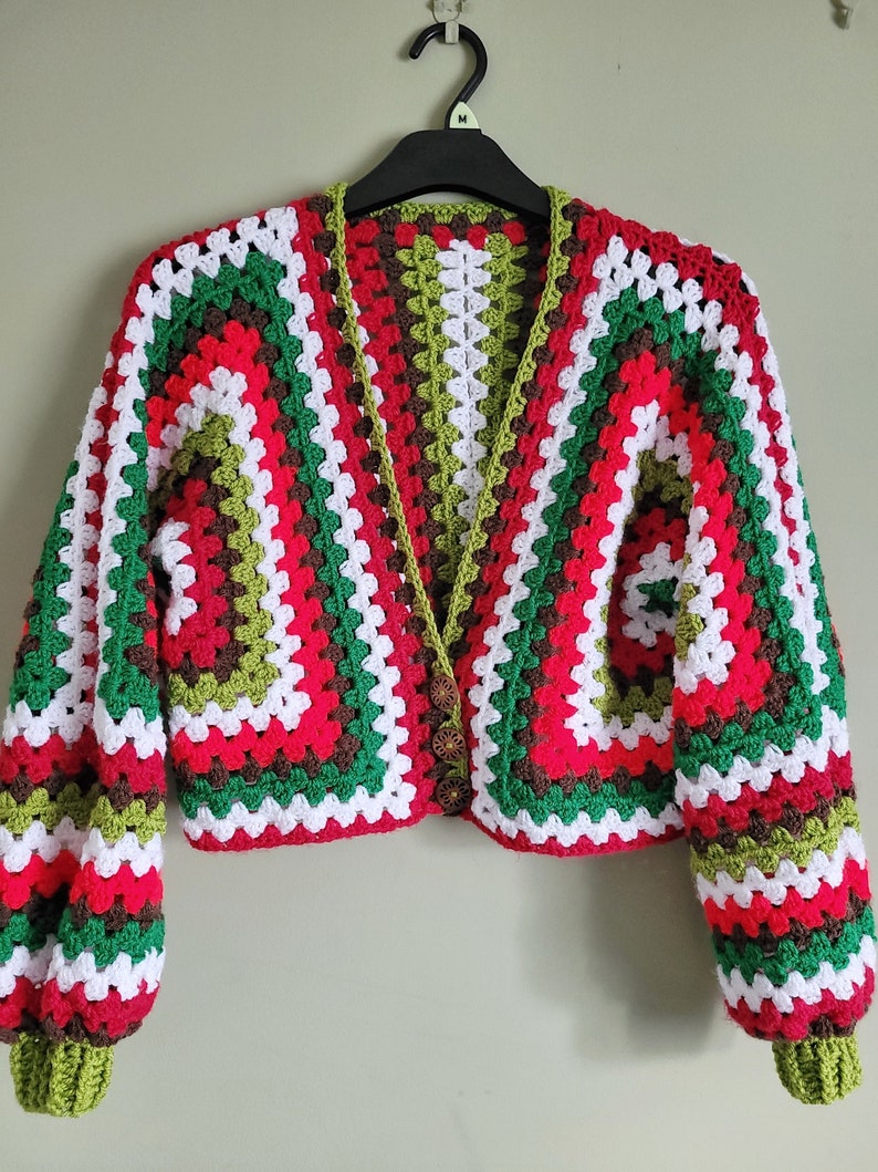 Crochet Pattern, Granny Hexagon Cardigan, crochet pdf file, Festival Crochet Pattern, image 5