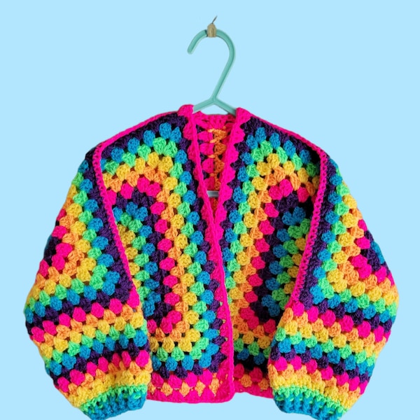 Kids Granny Hexi, pdf file, crochet pattern, crochet pdf file,