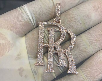 Custmize RR Cz Diamond Pendant Silver 