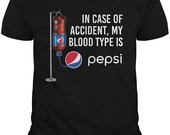 in Case of Accident My Blood Type is -Pëpsï Shirt t-Shirt for Men DMN Black