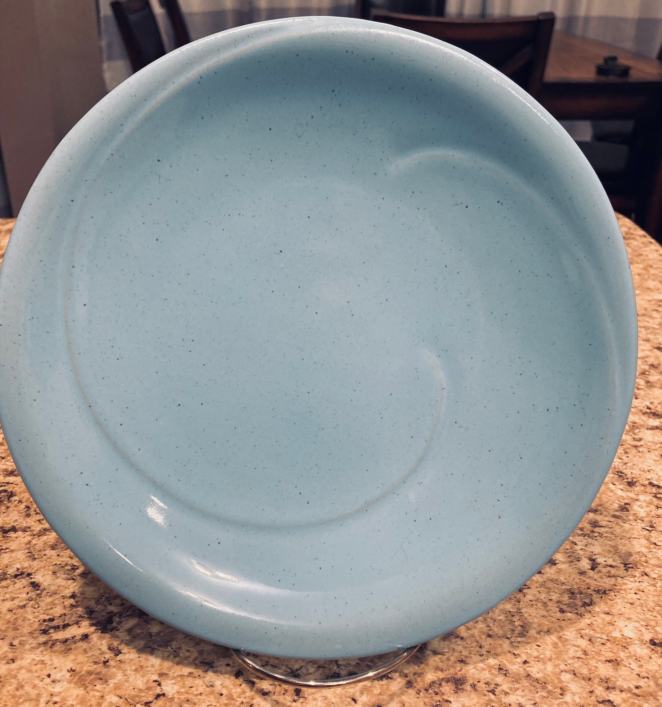 Frankoma Robin Egg Blue Dinner Plate 4F Etsy