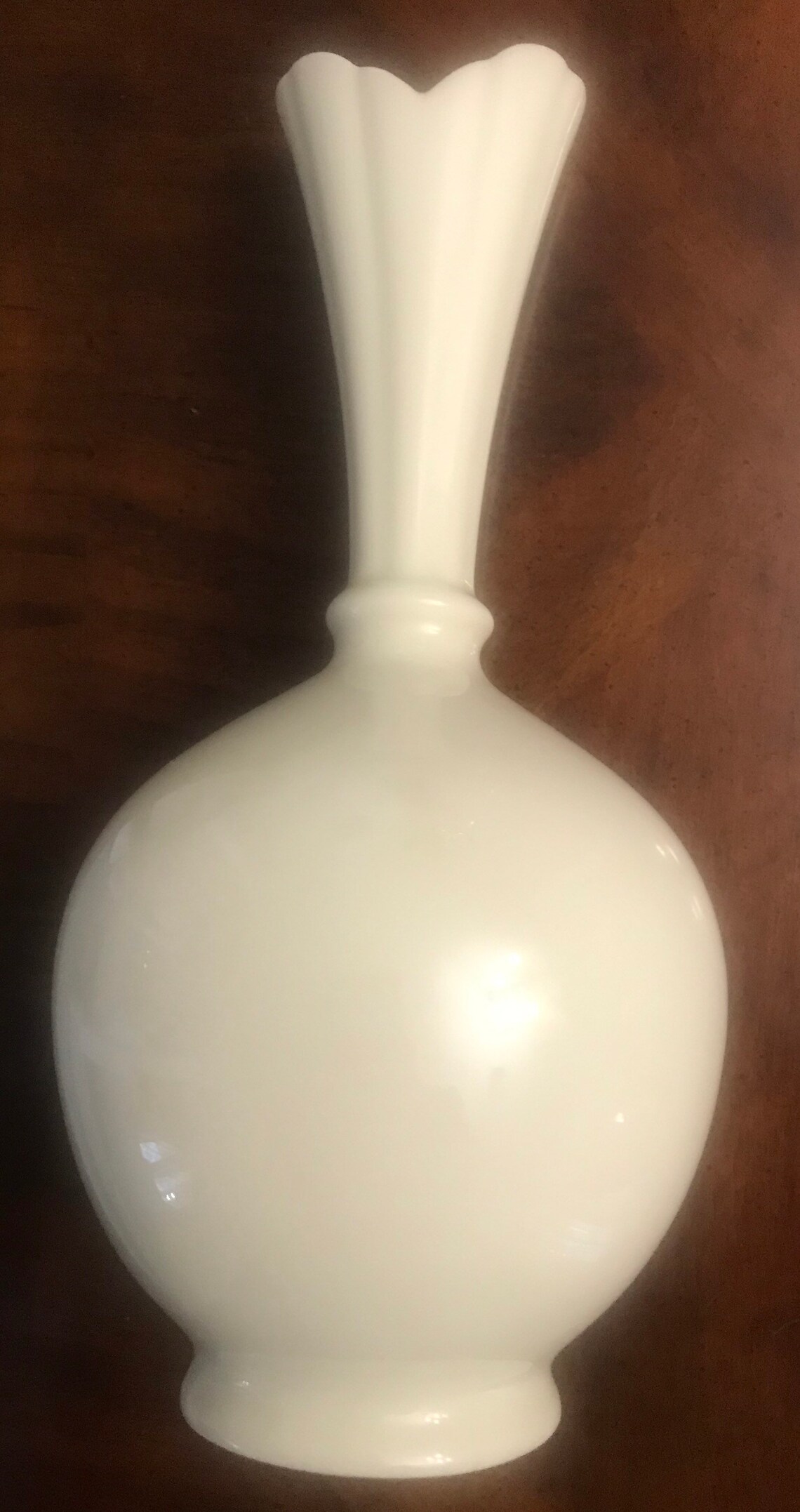 Lenox Fluted Vase With Blue Stamp Etsy