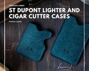 Étui coupe-cigare St Dupont Defi Extreme, étui pour coupe-cigare STDupont, étui pour briquet ST Dupont, St Dupont Maxijet, Cohiba Colibri fabriqué au Royaume-Uni