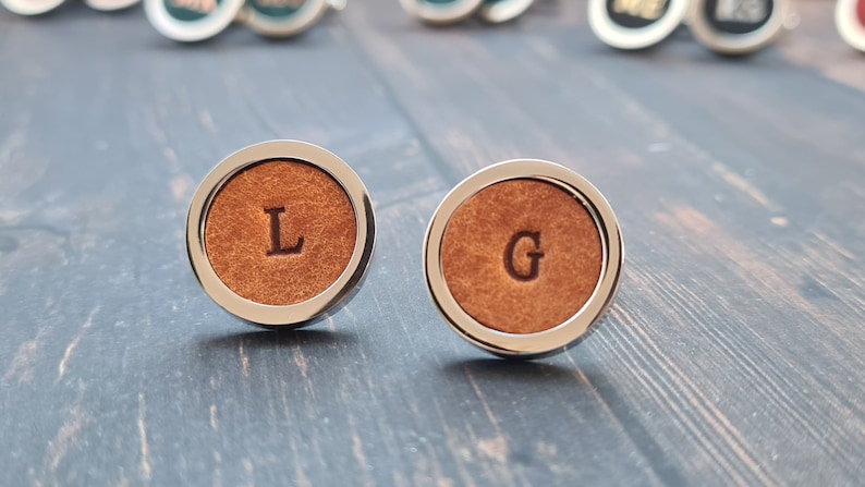 Leather Cufflinks