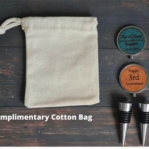 Removable Head Bottle Stopper and Cotton Bag