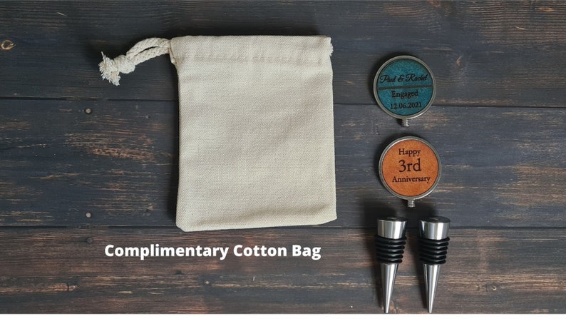 Removable Head Bottle Stopper and Cotton Bag