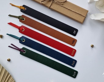 Personalised Custom Leather Bookmark Anniversary Gifts, Personalized Gift, For Him, Gift for Her , Mother's Day Gift