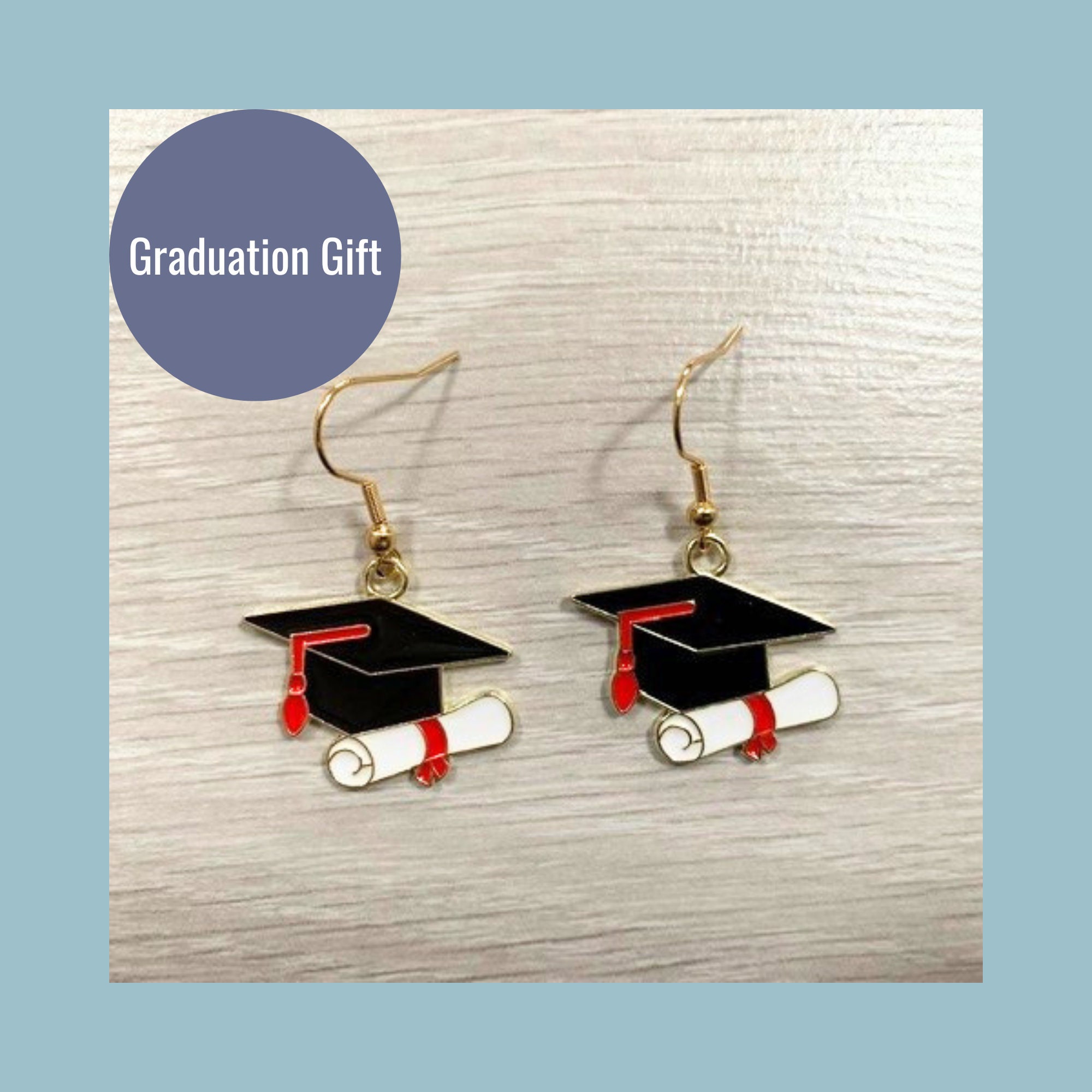 Graduation earrings clearance