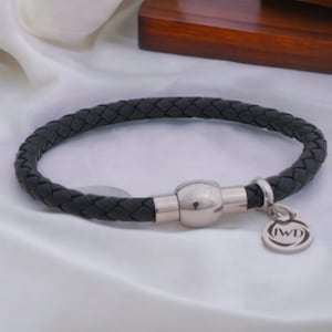 Leather Bracelet Gift To Son On Wedding Day, Son Getting Married Gift from Mom, Wedding Gifts for Son from Mom, Mom To Groom Bracelet