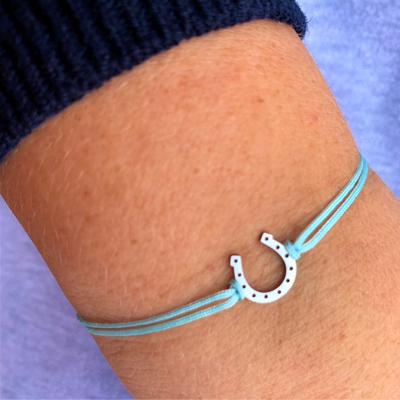 Horseshoe Bracelet Lucky Horseshoe Bracelet Horse Bracelet Etsy UK