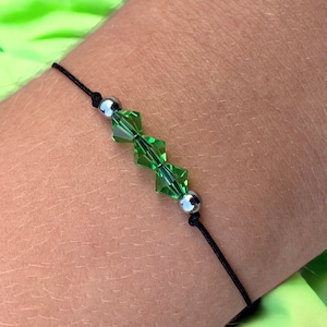 Peridot Birthstone Bracelet, August Birthstone Bracelet August Birthday Gift Birthday Gift for August 16th Wedding Anniversary Gifts Peridot