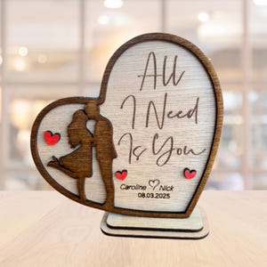 Wood Gift for 5 Year Anniversary Wood Gifts for Men Anniversary Gift for Her 5 Years Fifth Wedding Anniversary Gift Wood Wedding Anniversary