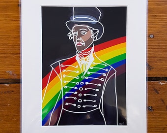 Gentleman Jack - Anne Lister de Shibden Hall Original Artwork Print