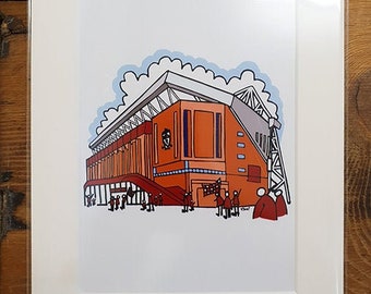 Liverpool FC (LFC) Anfield Stadium Digital Artwork