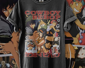 Oversized Cowboy Bebop Anime License Printed T-Shirt