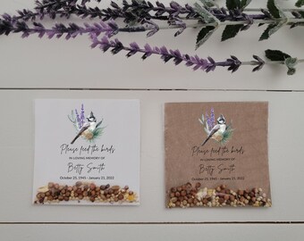 Crested Titmouse Memorial Seed Card | Sympathy Seed Cards | In Loving Memory | Memorial Gift | Celebration of Life | Condolence Gift