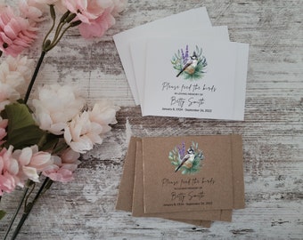 Crested Titmouse Memorial Seed Packs | Sympathy Seed Packs | In Loving Memory | Memorial Gift | Celebration of Life | Condolence Gift