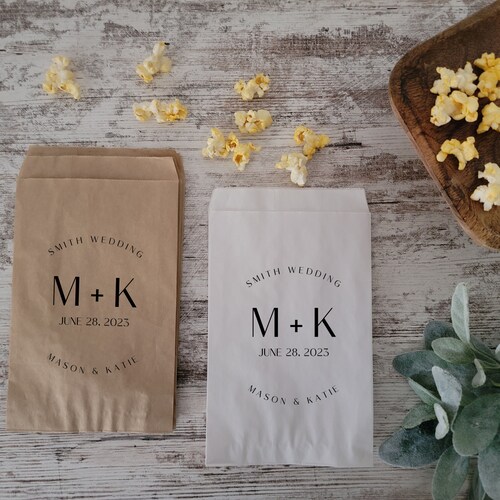 Wedding Treat Bags Reception Favor Bag Wedding Candy Bag Etsy