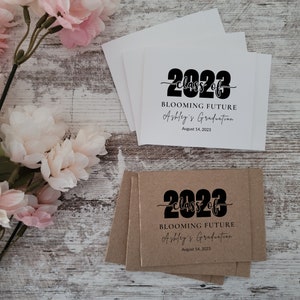 Graduation Seed Packets | Blooming Future | Class of 2023 | Senior 2023 | Seed Packs | Grad Party Favors | Commencement Gift | Personalized