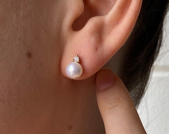Orecchini a bottone con teschio e croce in argento sterling, gioielli di Halloween - Italia