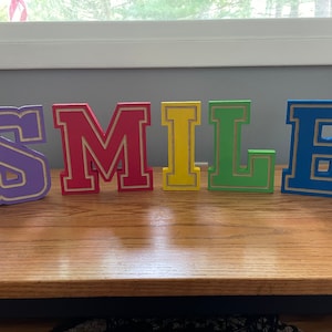 Varsity Block Letters, Standing Wood Letters, Block Letters