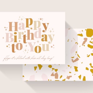 Arbonne verjaardagskaart | Arbonne Happy Birthday Bon Lifer Sample Card | Pop, Fizz, Clink | Direct downloaden + afdrukken