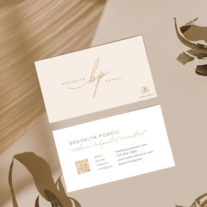 Personalisierte Arbonne Visitenkarte | Arbonne Visitenkarten | QR-Code Visitenkarte | Boho Arbonne druckbare Karten | Sofortige digitale Datei