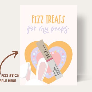 Arbonne Paasvakantiekaart | Fizz Stick-voorbeeldkaart | Boho Arbonne Paaskaart Tag | Fizzsticks | Direct downloaden + afdrukken