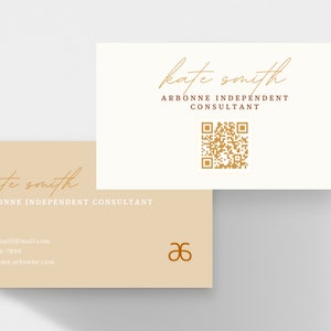 Personalisierte Arbonne Visitenkarte | Arbonne Visitenkarten | Arbonne Visitenkarte | Boho Arbonne Druckbare Karten | Sofortige digitale Datei
