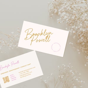 Personalisierte Arbonne Visitenkarte | Arbonne Visitenkarten | Arbonne Visitenkarte | Boho Arbonne Druckbare Karten | Sofortige digitale Datei