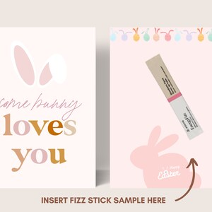 Arbonne Paasvakantiekaart | Fizz Stick-voorbeeldkaart | Boho Arbonne Paaskaart Tag | Fizzsticks | Direct downloaden + afdrukken