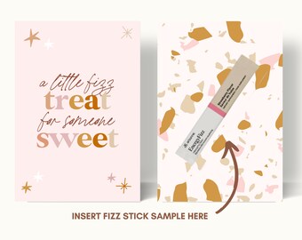 Arbonne Fizz Stick Sample Card | Boho Arbonne Fizz Stick Card Tag | Fizz Sticks | Instant Download + Print