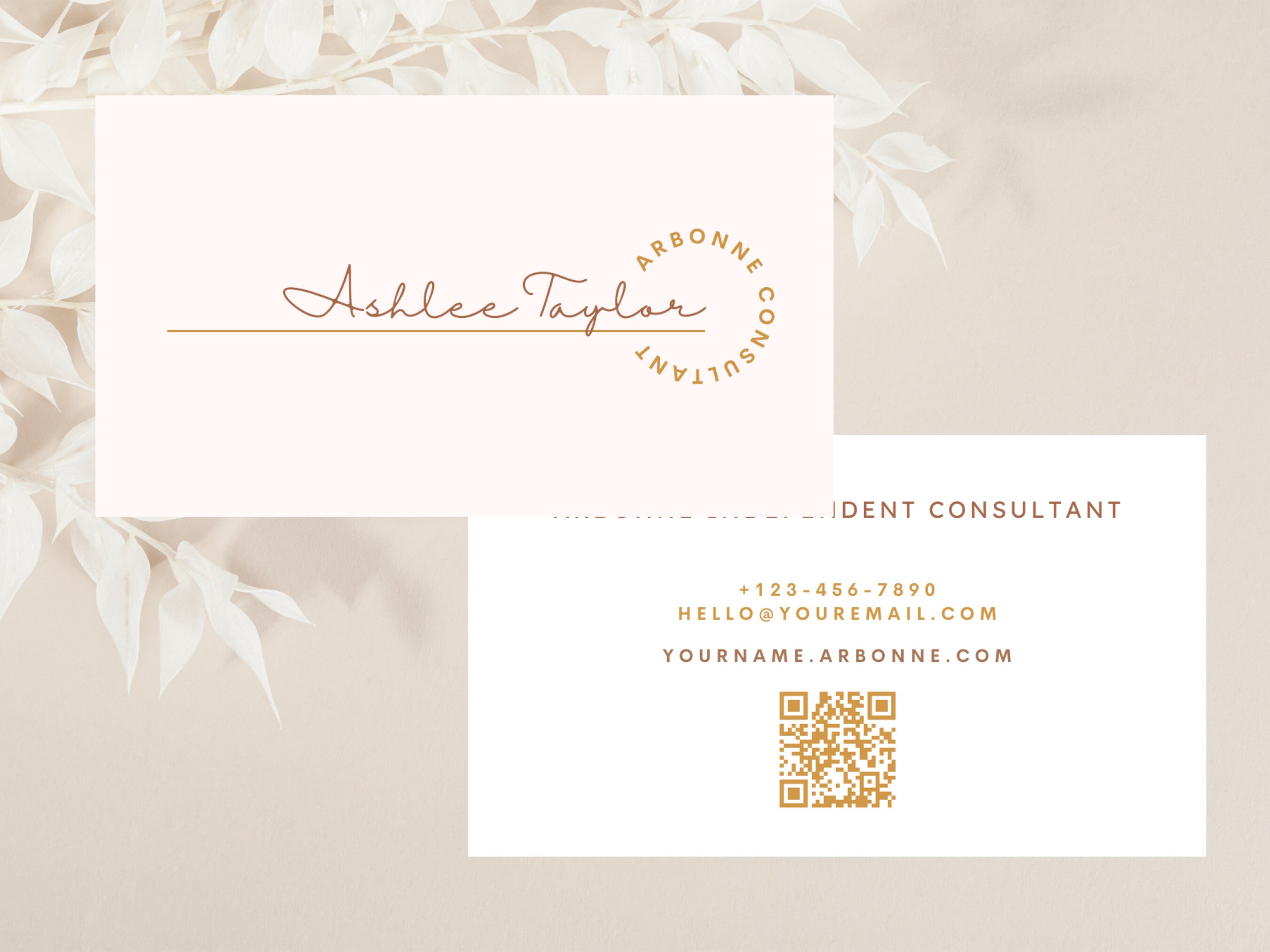 Personalized Arbonne Business Card Arbonne Business Cards Arbonne ...
