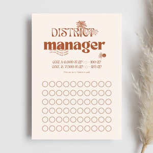 Districtsmanager Arbonne | Promotietracker | Essentials voor Arbonne-adviseurs | BonBabe | Amerikaans document | 8,5 x 11" | Downloaden + afdrukken