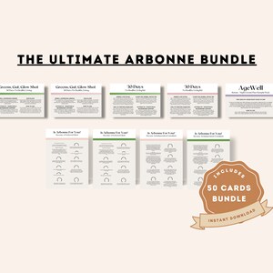 50 Pack Arbonne Sample Cards - the Ultimate Arbonne BUNDLE (US Version ...