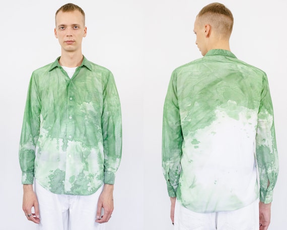 Hand painted shirt (custom, abstract, contemporary