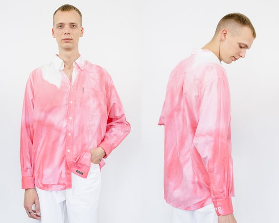 Hand painted shirt (custom, abstract, contemporary