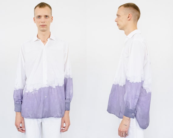 Hand painted shirt (custom, abstract, contemporary