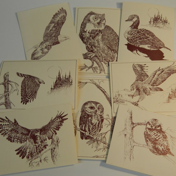 Blank, Bird Note Cards