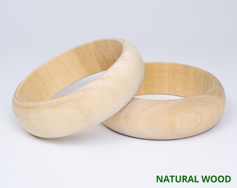 Buy Ukrainian Hand Painted Wooden Bangle, Handmade Flower Jewelry